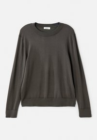 PABLO CREW NECK - Jersey de punto - kaki foncé.