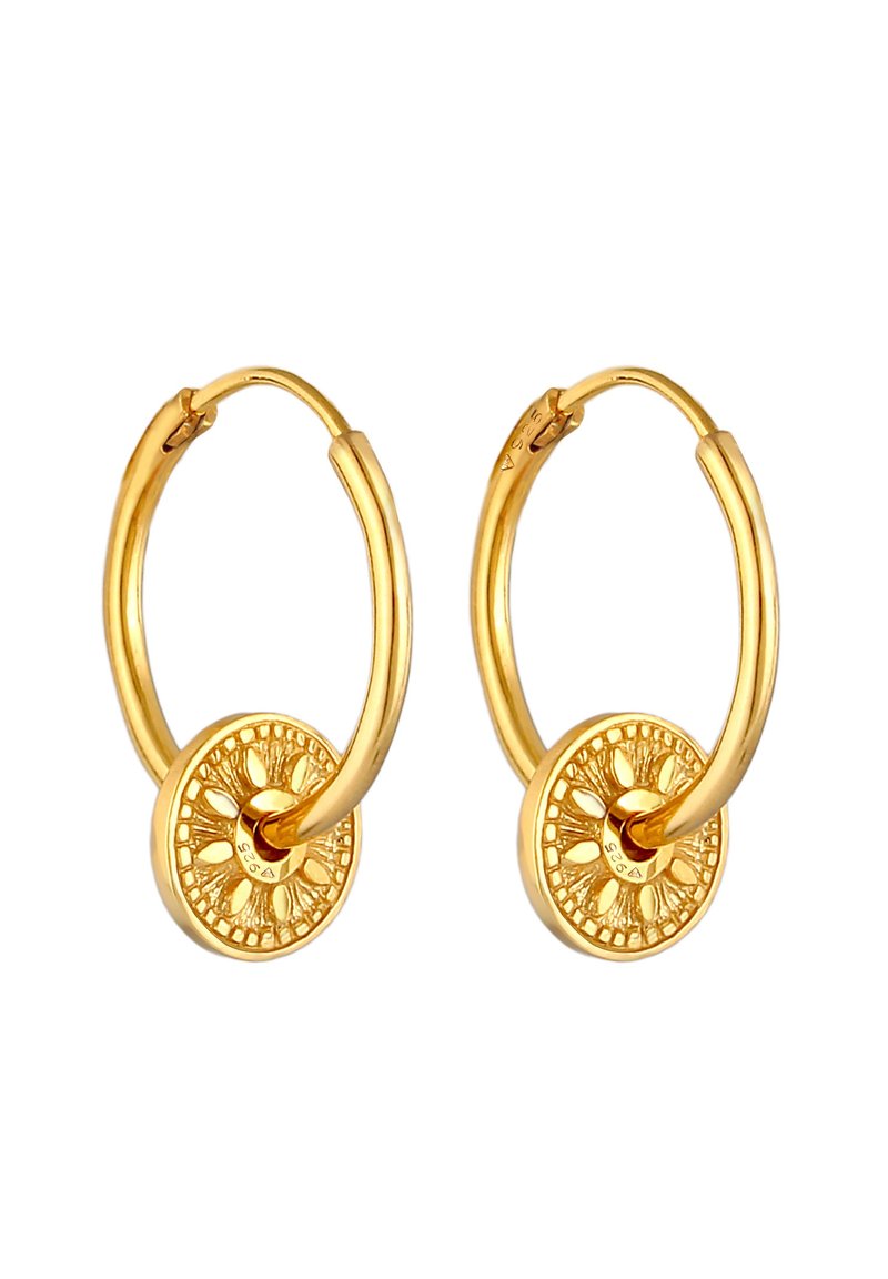 Damen Halsketten | Elli SUN ANTIQUE Ohrringe gold/goldfarben - QO17439 Damen Halsketten | Elli SUN ANTIQUE Ohrringe gold/goldfarben - QO17439
