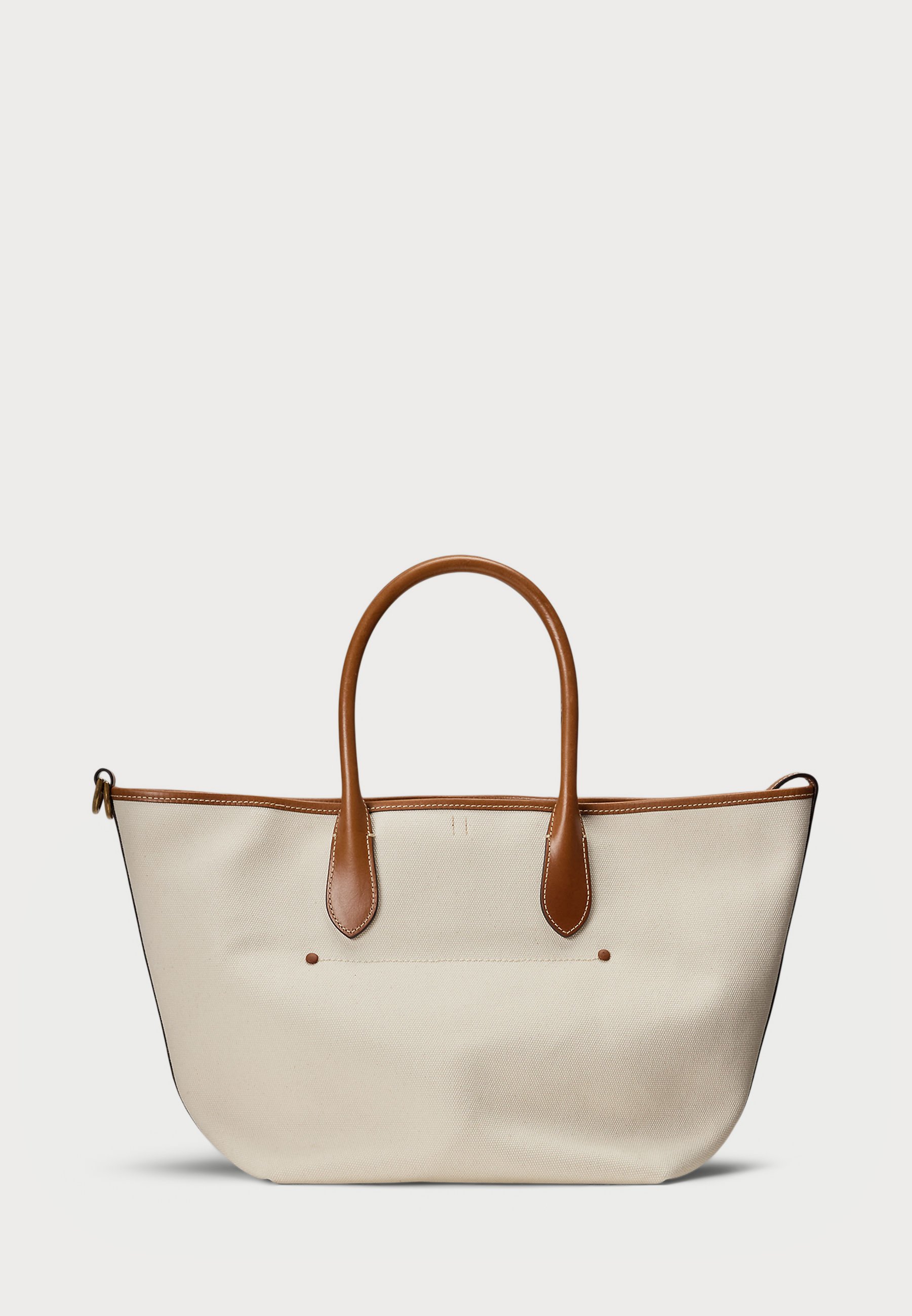 Polo Ralph Lauren BELLPORT CANVAS MEDIUM TOTE - Tote bag - natural