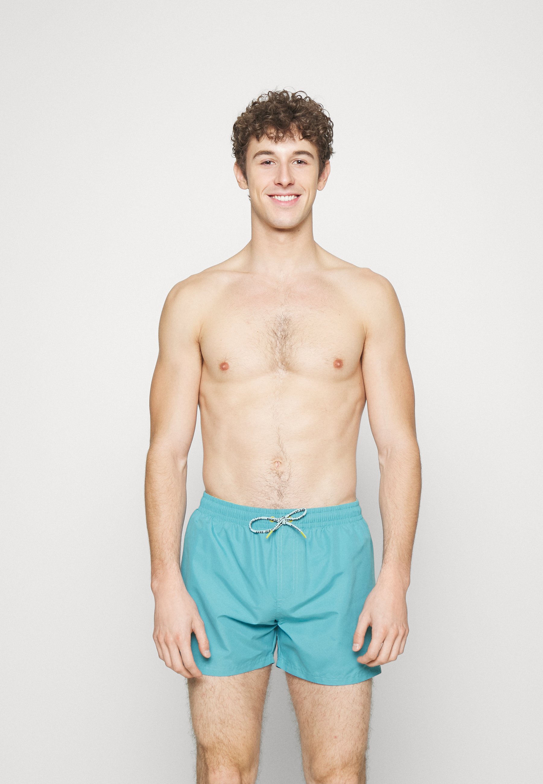 Pepe Jeans Herren Finn Swim Trunks – Badehose Kurz Aus Recyceltem Material | Mit Kordelzug & Logo-Patch