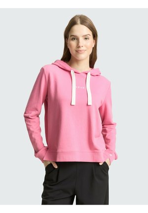 MIT STICKEREI - Kapuzenpullover - soft blush rose