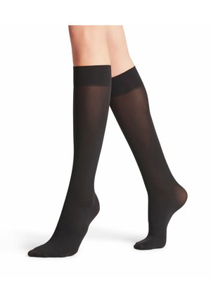 FALKE KNIESTRÜMPFE PURE MATT - Socken - black (3009)