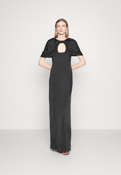 Et Ochs RUCHED CAPELET GOWN - Dzsörzéruha - black