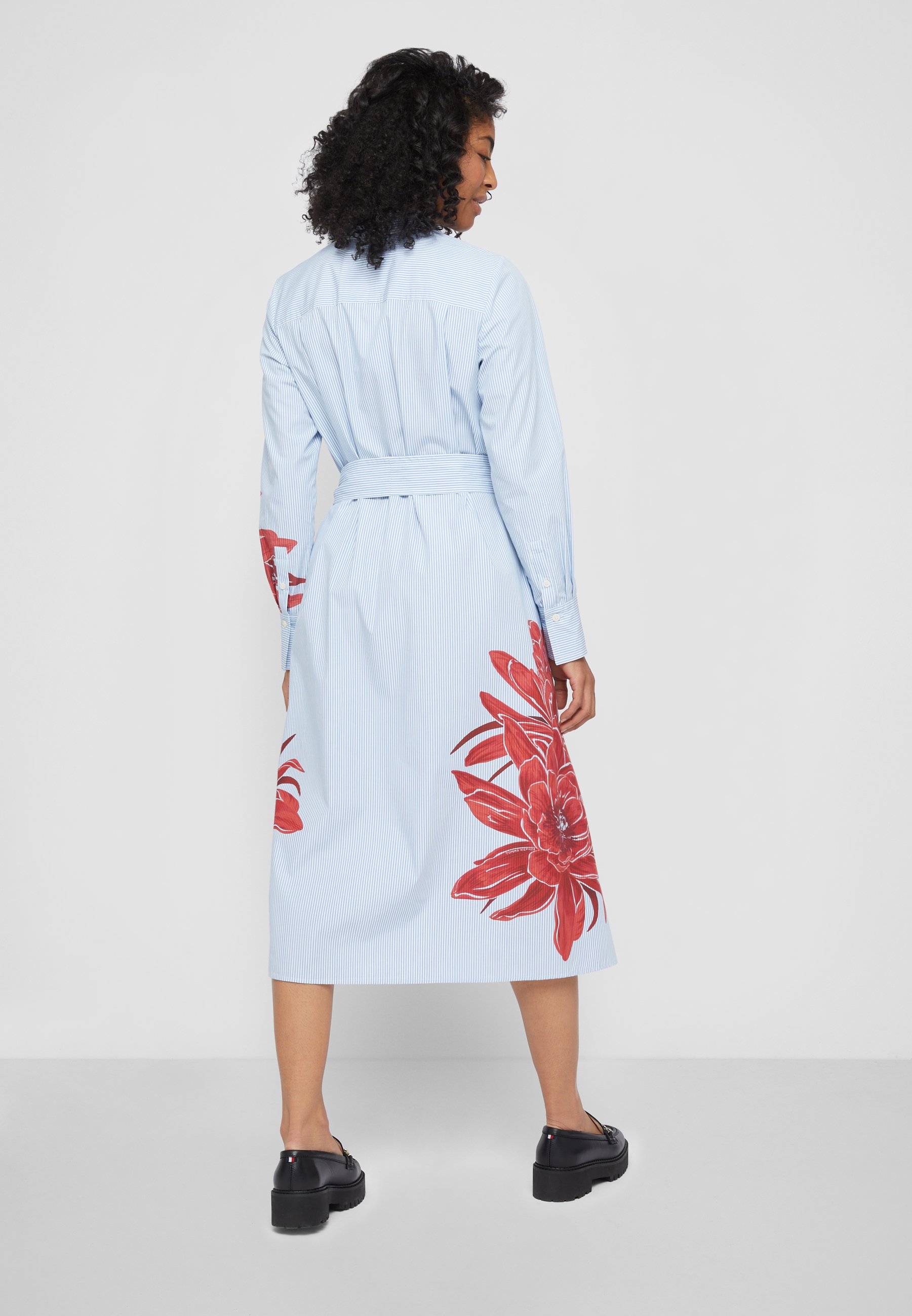 tommy hilfiger floral dress long sleeve