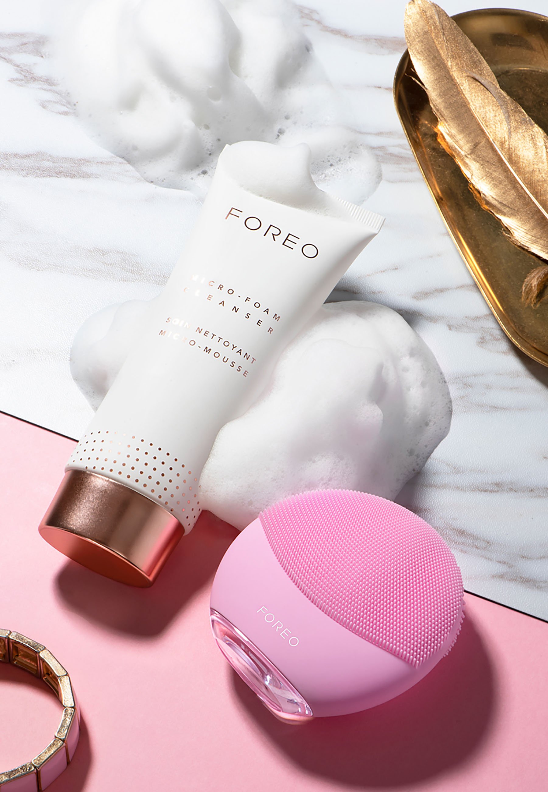 【新品未開封】 FOREO LUNA mini３ パールピンク Foreo LUNA MINI 3 - Akcesoria do pielęgnacji/jasnoróżowy