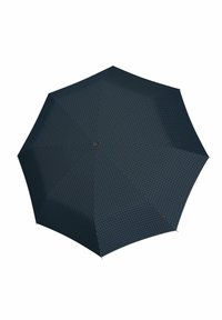 Parapluie Pliant Knirps C.050 Small Manual Navy - Compact, Léger (205g), Résistant Au Vent 80 Km/h - Sac Inclus