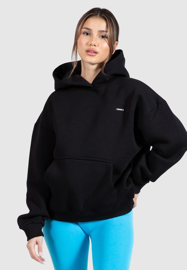 ODELIA BASIC HOODIE - Kapuzenpullover - schwarz