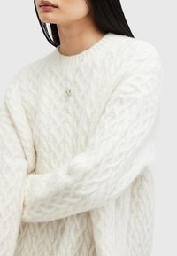 AllSaints SIRIUS CABLE CREW - Trui - white