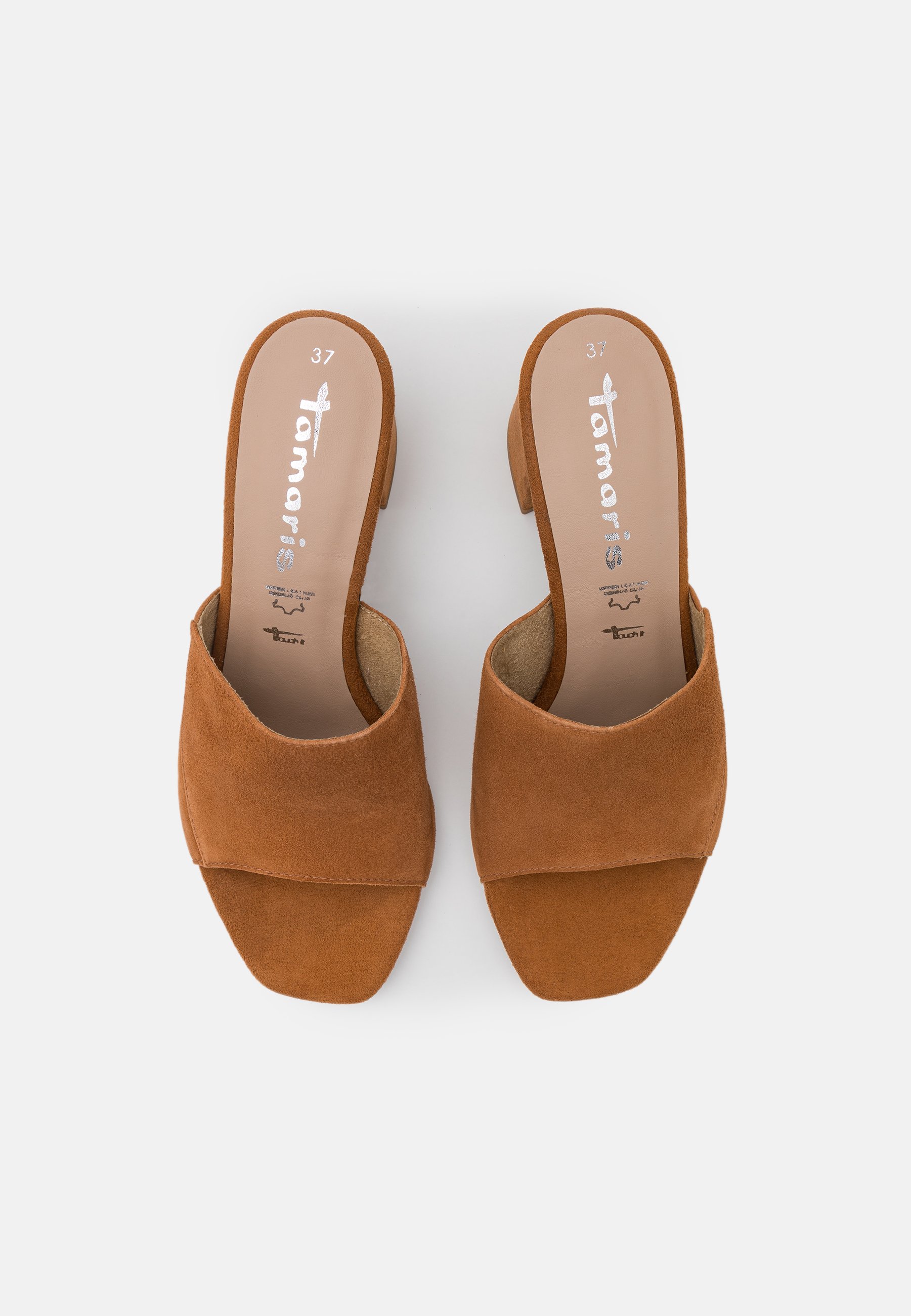 Tamaris Muiltjes met hak - cognac - Zalando.nl