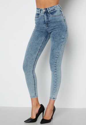 HIGHWAIST SUPERSTRETCH - Skinny džíny - light-blue denim