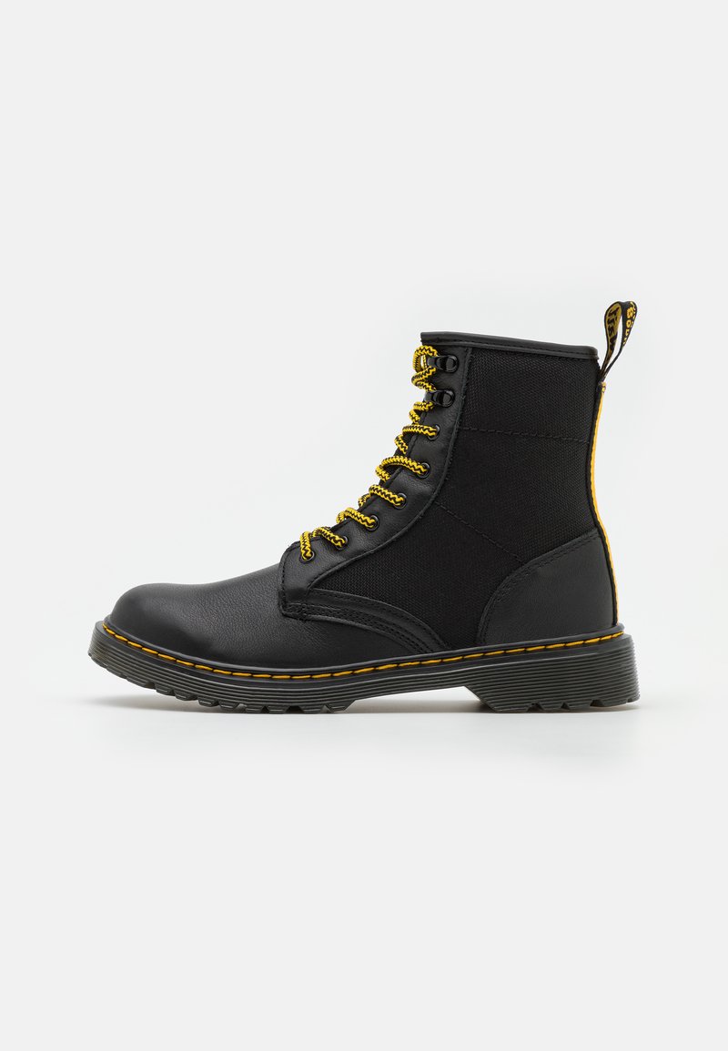 Dr martens schnürstiefelette black smooth Clearance