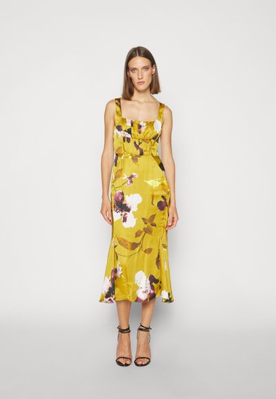 Erdem STRAPPY FLUTED HEM DRESS - Cocktail φόρεμα / Φόρεμα για πάρτι - yellow