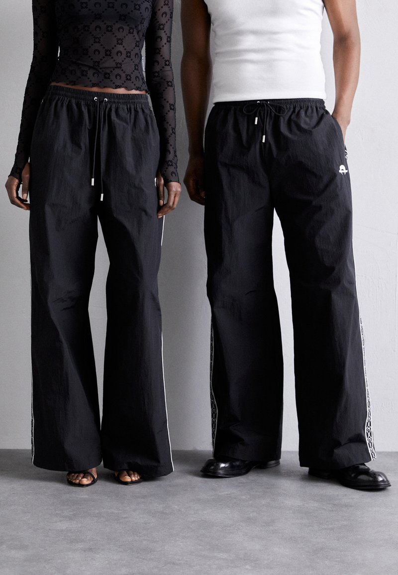 MARINE SERRE - TRACK PANTS UNISEX - Tracksuit bottoms - black, Enlarge