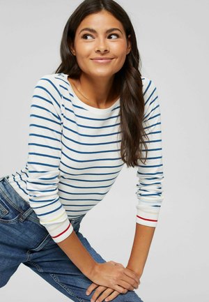 Langarmshirt - off-white, blue