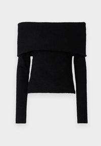 PCRIKO OFF SHOULDER - Maglione - black