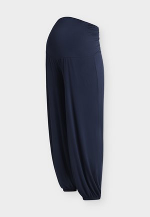 MAMALICIOUS, MLGIOVANNA BALLOON PANTS - Pantaloni - navy blazer