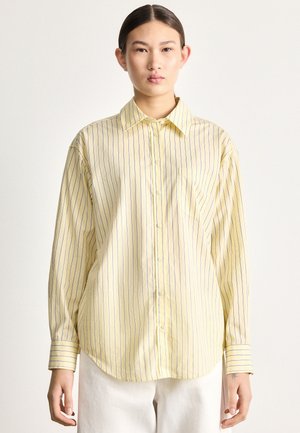 CLASSIC STRIPE SHIRT - Hemdbluse - vanilla yellow