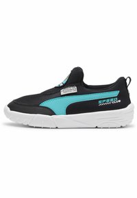 Puma MERCEDES-AMG PETRONAS BAO KART MOTORSPORT - Loaferit/pistokkaat - black sheen green