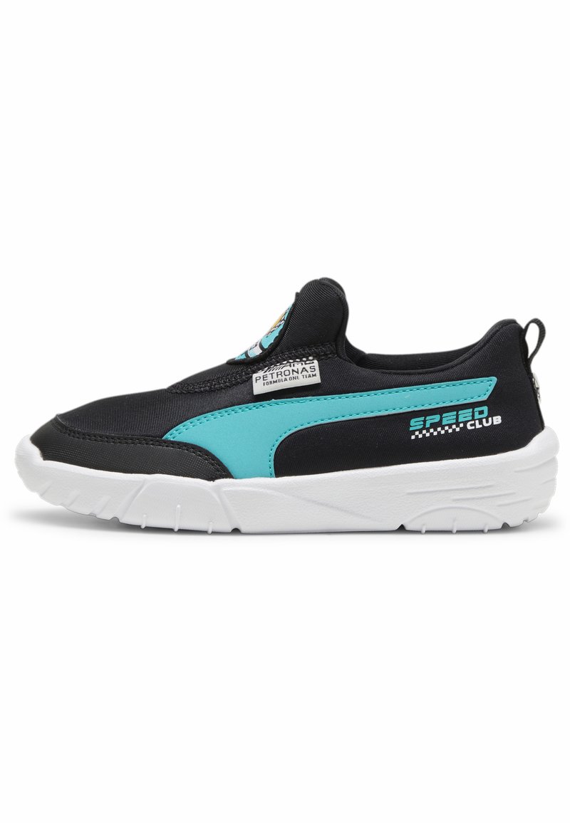 Puma MERCEDES-AMG PETRONAS BAO KART MOTORSPORT - Loaferit/pistokkaat - black sheen green