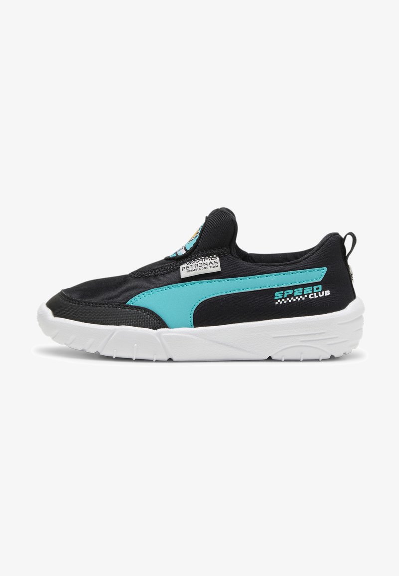 Puma MERCEDES-AMG PETRONAS BAO KART MOTORSPORT - Loaferit/pistokkaat - black sheen green