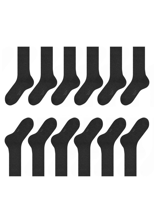 HAPPY BOX MIX 6-PACK EVERYDAY CASUAL - Socks - anthra mel4