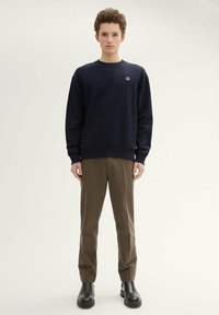 TOM TAILOR DENIM BASIC MIT LOGO PRINT - Mikina - sky captain blue