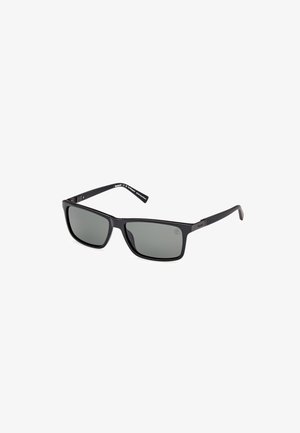 Sonnenbrille - glossy black dark green