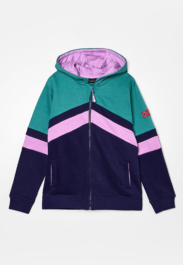 Trollkids Sweater met rits paars Trollkids Sweater met rits paars