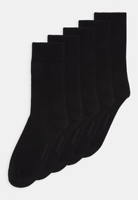 Björn Borg - SOLID ESSENTIAL 5 PACK - Sokken - black Miniatuurafbeelding 1