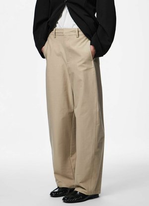 Pieces HOSE PCRIKKE BARREL - Nohavice - trench coat