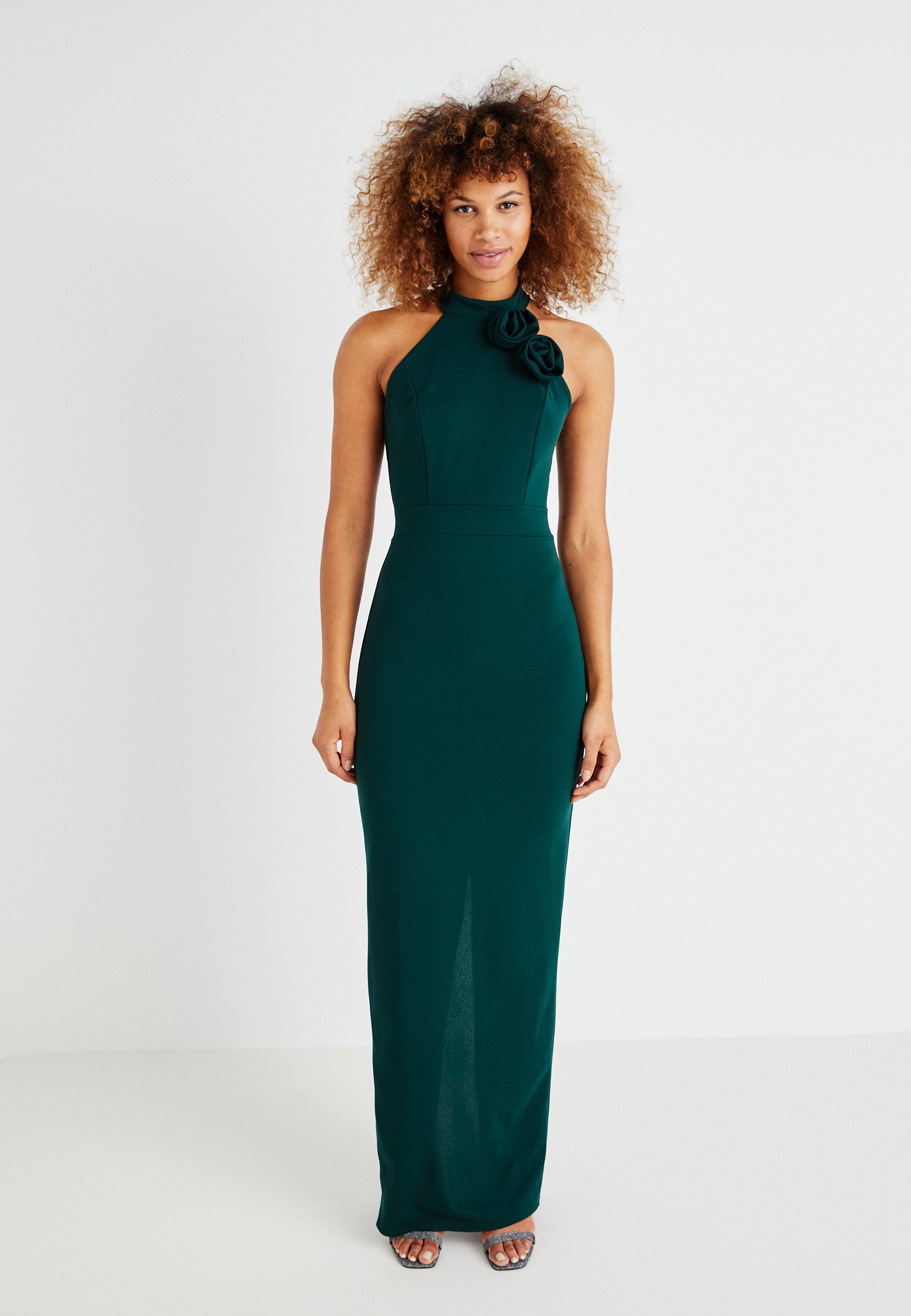 slim fit dress slacks Charlotte Off-Shoulder Split Maxi Dress – Lanamoore main image 1