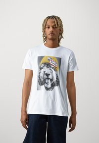 Replay T-shirt med print - white
