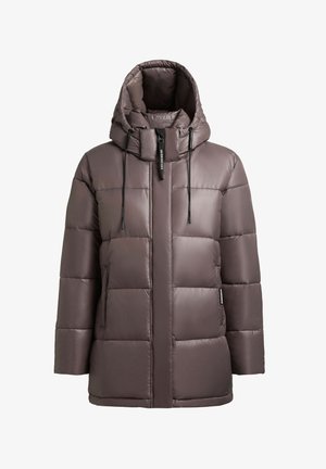 khujo WORD3 SATIN - Abrigo de invierno - schokoladenbraun