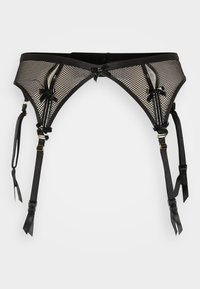 TIED BY DESIRE SUSPENDER BELT - Prisegamų kojinių diržai - black