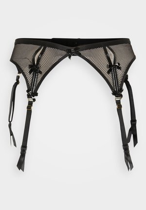 TIED BY DESIRE SUSPENDER BELT - Strumphållare - black