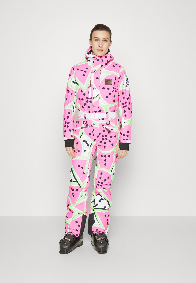 OOSC SKI SUITS WATERMELON FEMALE FIT Snowsuit pink Zalando.ie