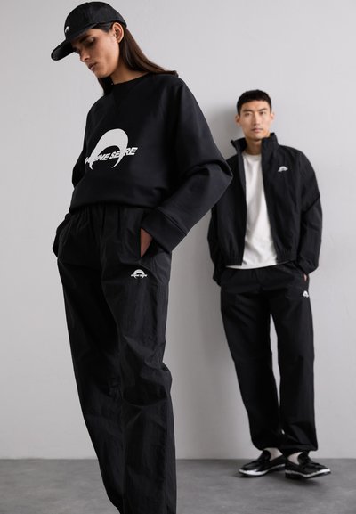 MARINE SERRE SPORT TRACK PANTS UNISEX - Παντελόνι φόρμας - black