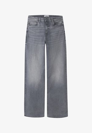 TWO SOON, JEANS WIDE FIT HIGH WAISTED - Дънки с широк крачол - light grey denim