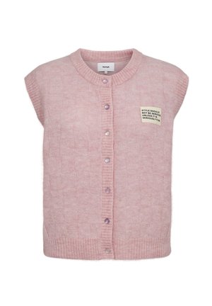 Nümph, NURIETTE CHECK VEST - Gilet - pink lady