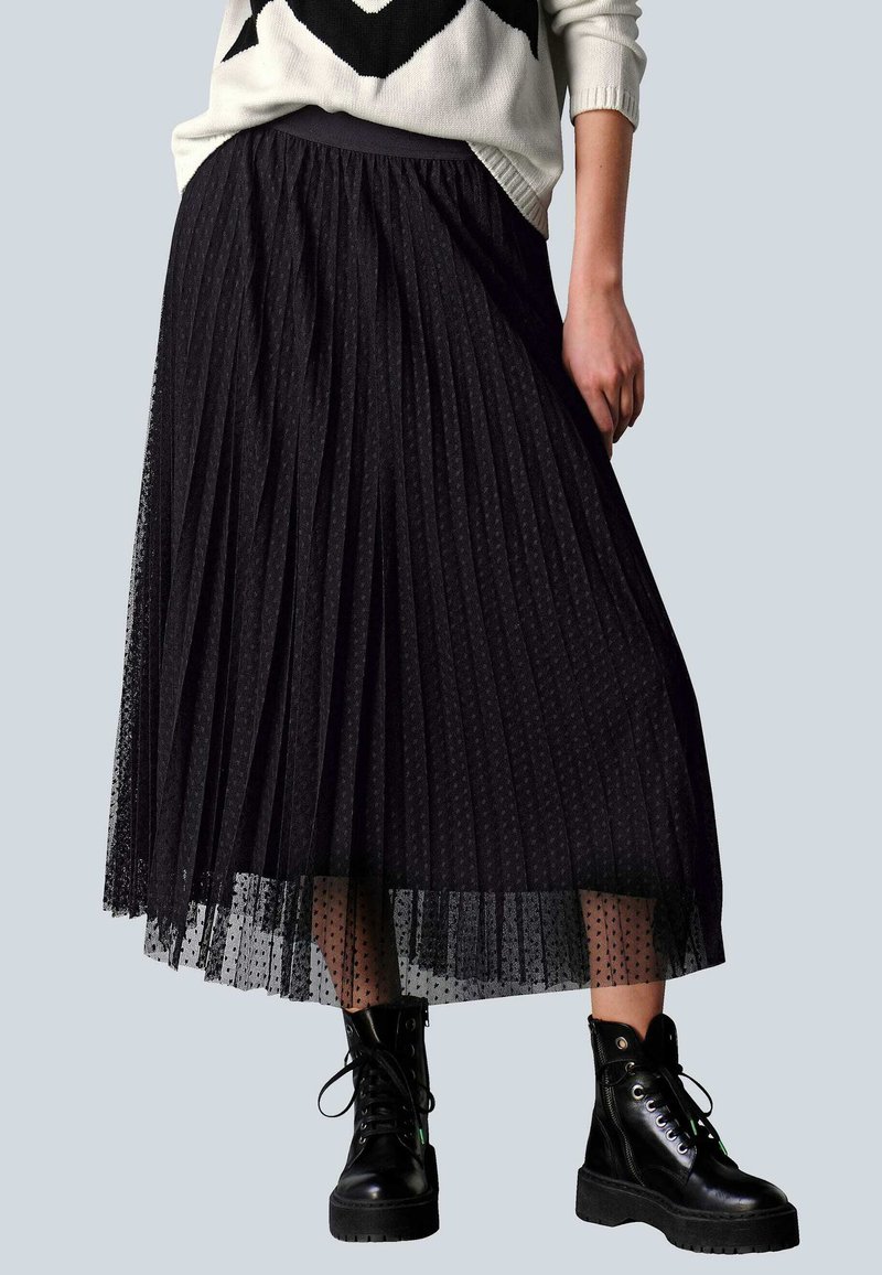 Damen Jeansröcke | Alba Moda Faltenrockschwarz - XN67149 Damen Jeansröcke | Alba Moda Faltenrockschwarz - XN67149
