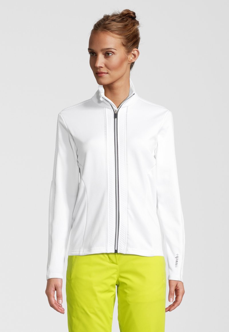 Damen Sportbekleidung | RH+ Fleecejacke white/silver/weiß - OW30490 Damen Sportbekleidung | RH+ Fleecejacke white/silver/weiß - OW30490