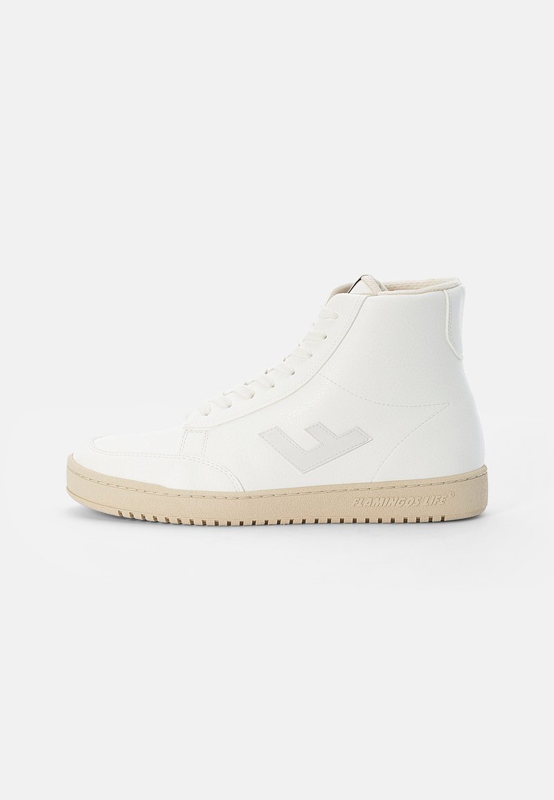 Flamingos' Life OLD 80S UNISEX - Sapatilhas de cano alto - all white monocolor