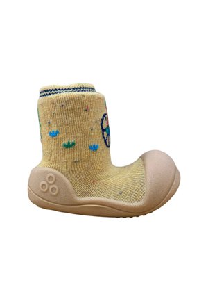 Attipas PRIMEROS PASOS TIPO CALCETÍN BICYCLE UNISEX - Zapatos de bebé - mostaza
