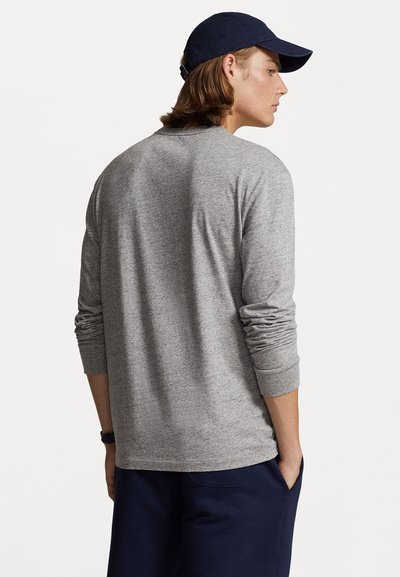 Polo Ralph Lauren CLASSIC FIT JERSEY LONG SLEEVE T SHIRT - Top s dlouhým rukávem - dark vintage heather