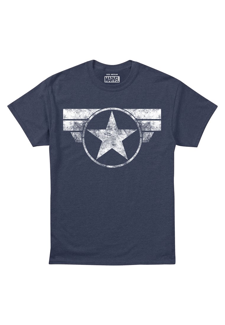 Marvel T-shirt print donkerblauw