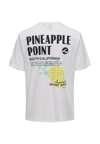 Only & Sons 2ER-SET KURZARM RUNDHALS - Print T-shirt - weiß