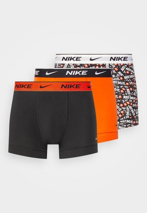 TRUNK 3 PACK - Calzoncillos bóxer cortos - schwarz/orange/weiß