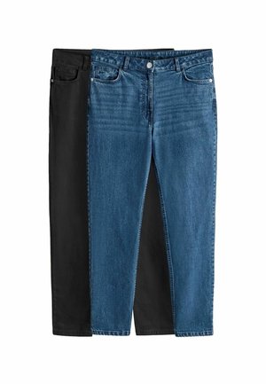 2 PACK  - Slim fit jeans - mid blue black
