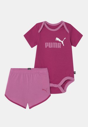 MINI CATS NEWBORN SET UNISEX - T-shirt print - festival fuchsia