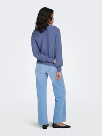 ONLY ONLADALINE LIFE NOOS - Stickad tröja - bleached denim